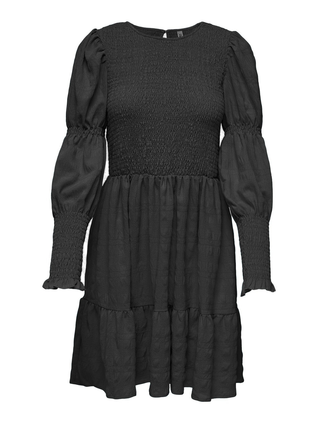 Thalia Smock Dress - Zwart