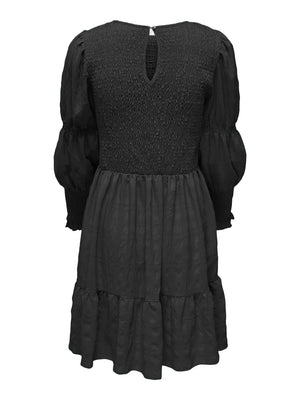 Thalia Smock Dress - Black - TeeShoppen Group™ - Dress - ONLY