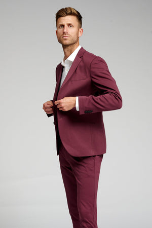 The Original Performance Blazer - Burgundy - TeeShoppen Group™ - Blazer - TeeShoppen