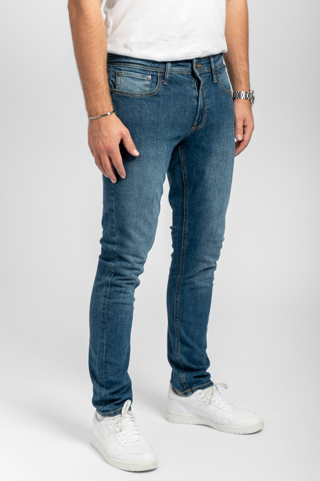 The Original Performance Jeans (slank) - Medium Blauwe denim