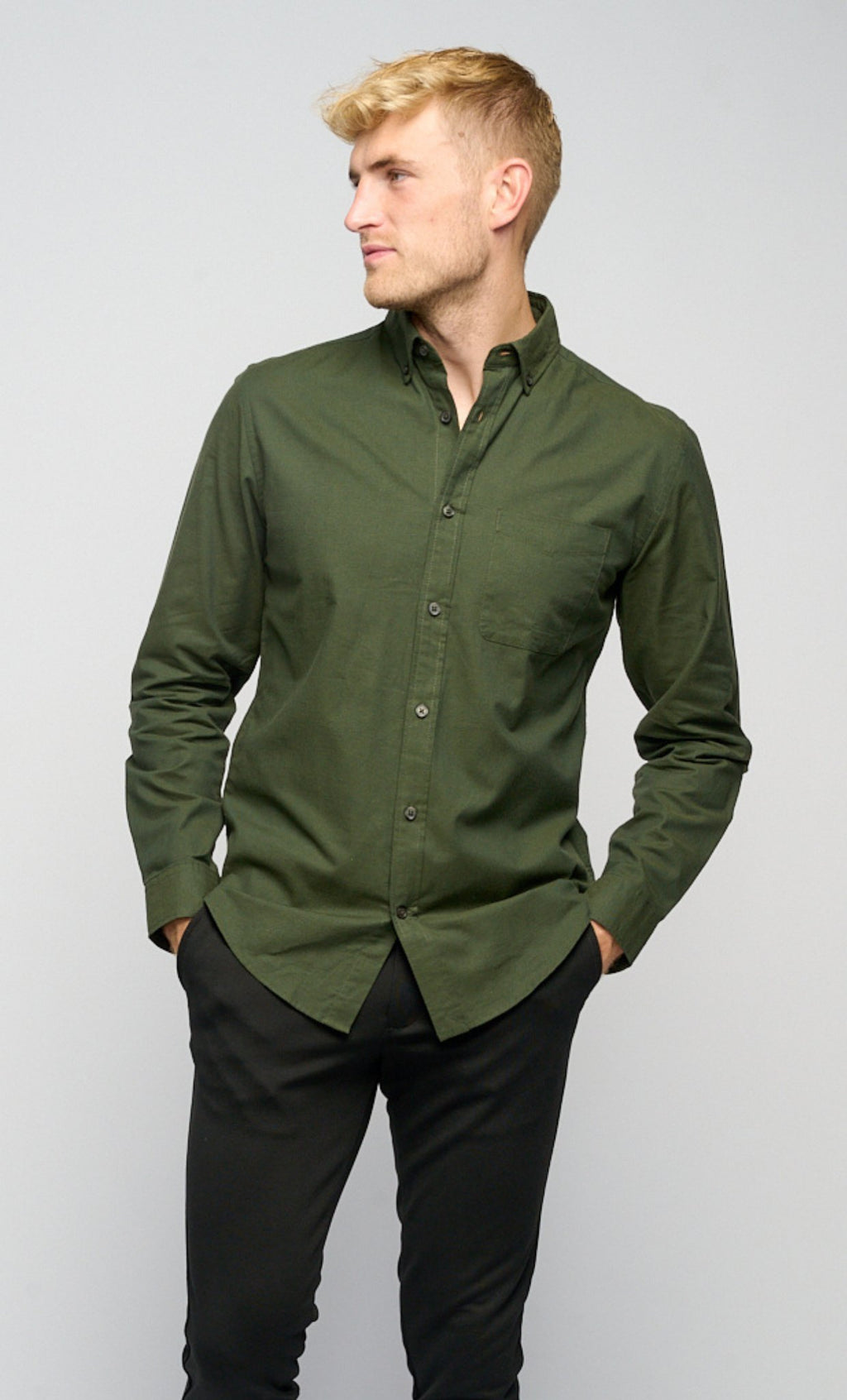 The Original Performance Oxford Shirt™️ - Forest Night