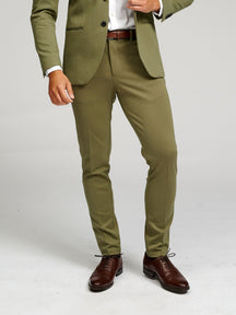 The Original Performance Suit™️ (Olive) + Shirt & Tie - Package Deal