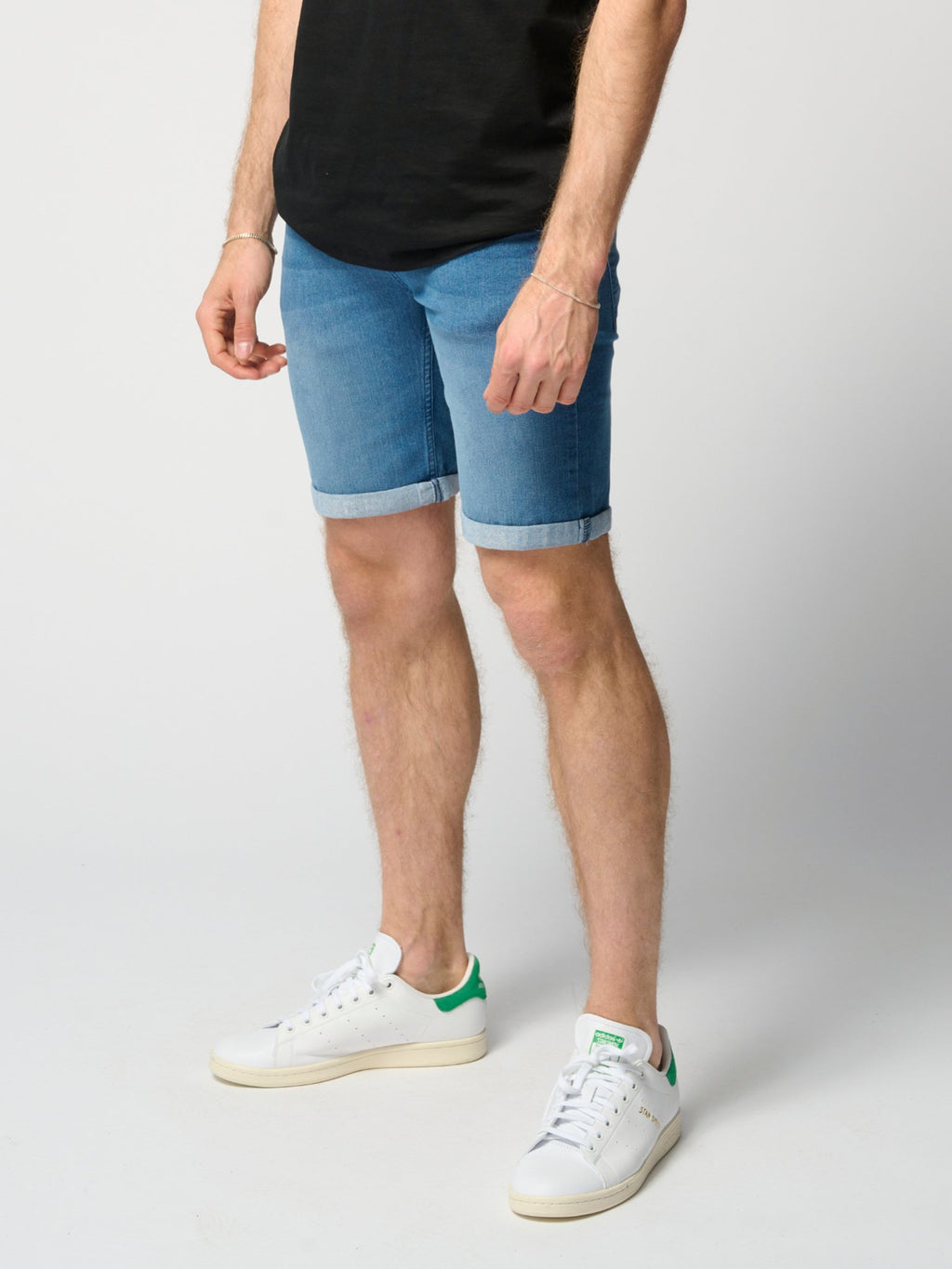 The Original Performance Denim Shorts - Denim Blauw