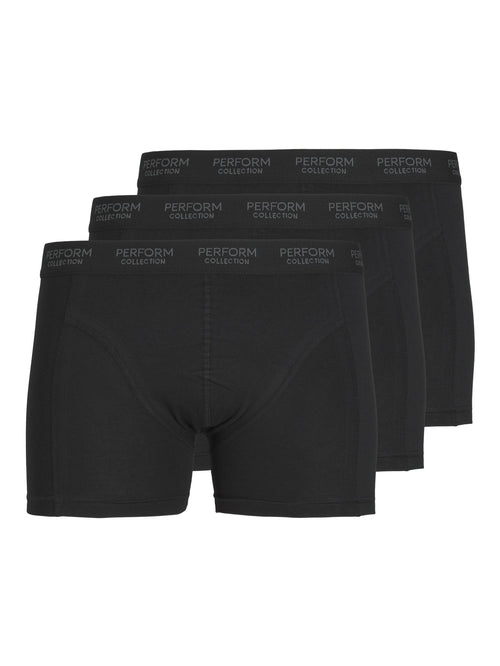 The Original Performance Trunks 3-pack - Black - TeeShoppen Group™ - Underwear - TeeShoppen