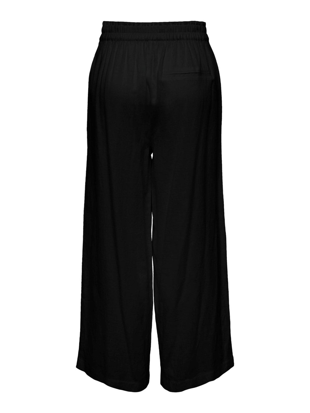 Tokyo hoge taille linnen Pants - Zwart