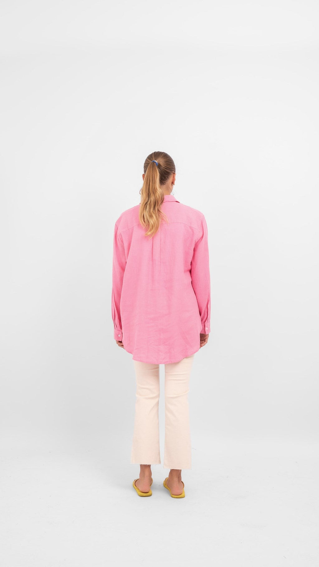 Tokyo linnen shirt - Sachet Pink