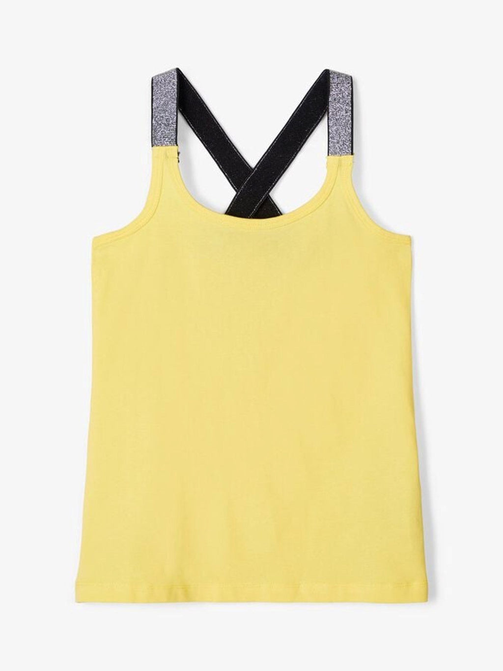Top with glitter details - Yellow
