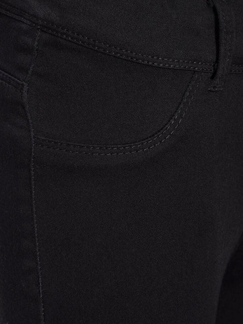 Twill Leggings - Black - TeeShoppen Group™ - Jeans - Name It