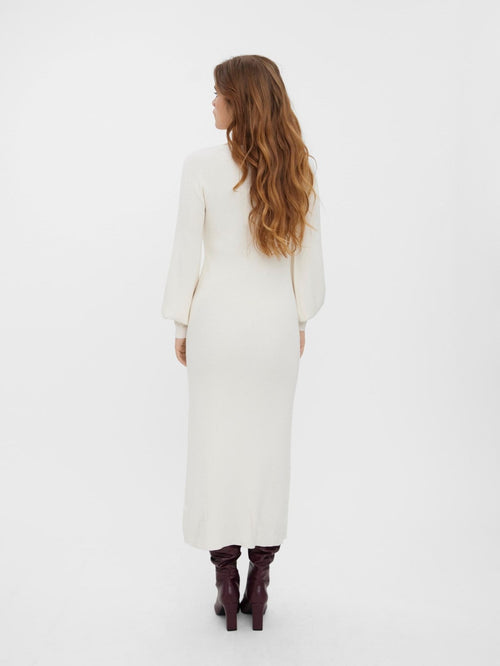 Valor O-Neck knit dress - Birch - TeeShoppen Group™ - Dress - Vero Moda