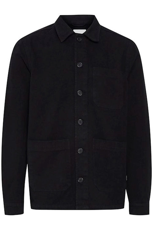Wand Overshirt - True Black - TeeShoppen Group™ - Formal Shirts & Blouses - Solid