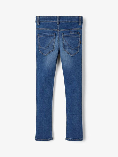 X-slim fit Jeans - Medium Blue Denim - TeeShoppen Group™ - Jeans - Name It