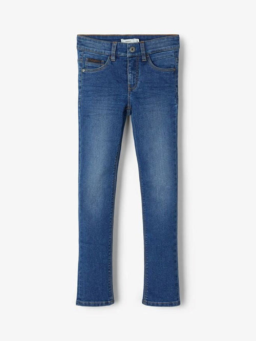 X-slim fit Jeans - Medium Blue Denim - TeeShoppen Group™ - Jeans - Name It